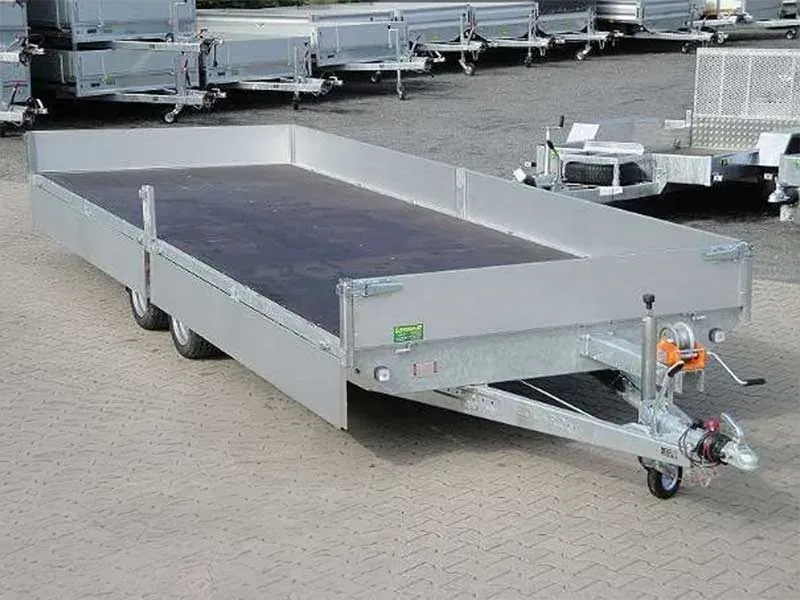 Humbaur Hochlader HL 356022 BW mit Schiebeplane, 6 m – Bild 2