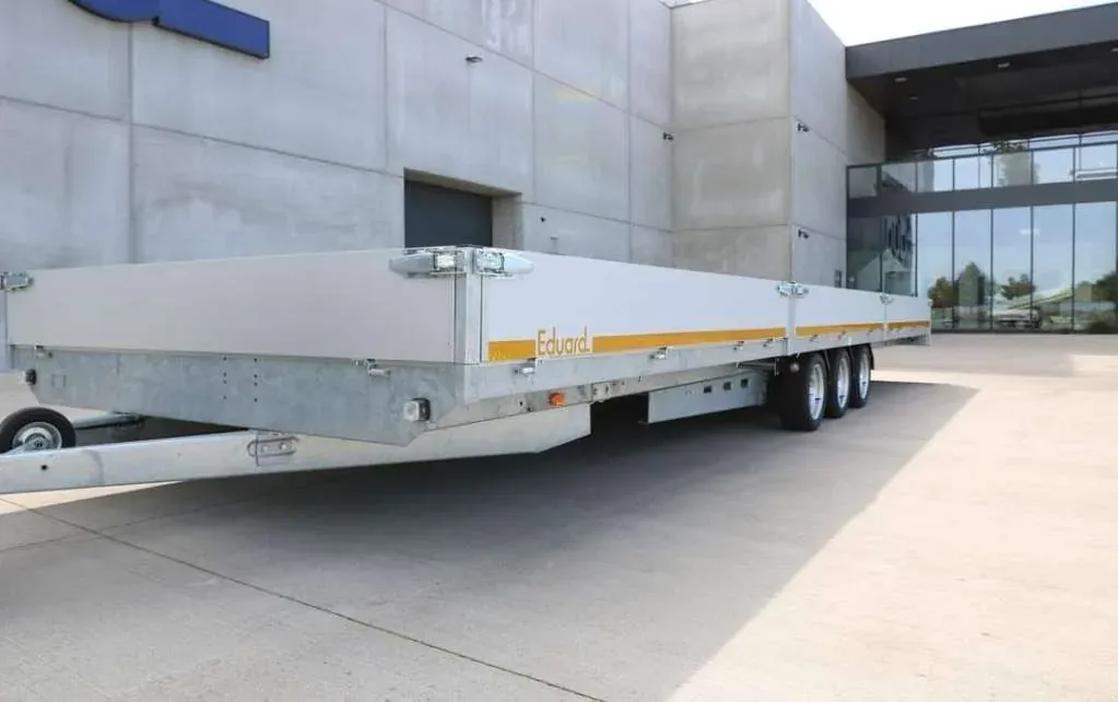 Eduard Multitransporter 800 × 220 cm, 3.500 kg, Tandem, Rampen und Winde