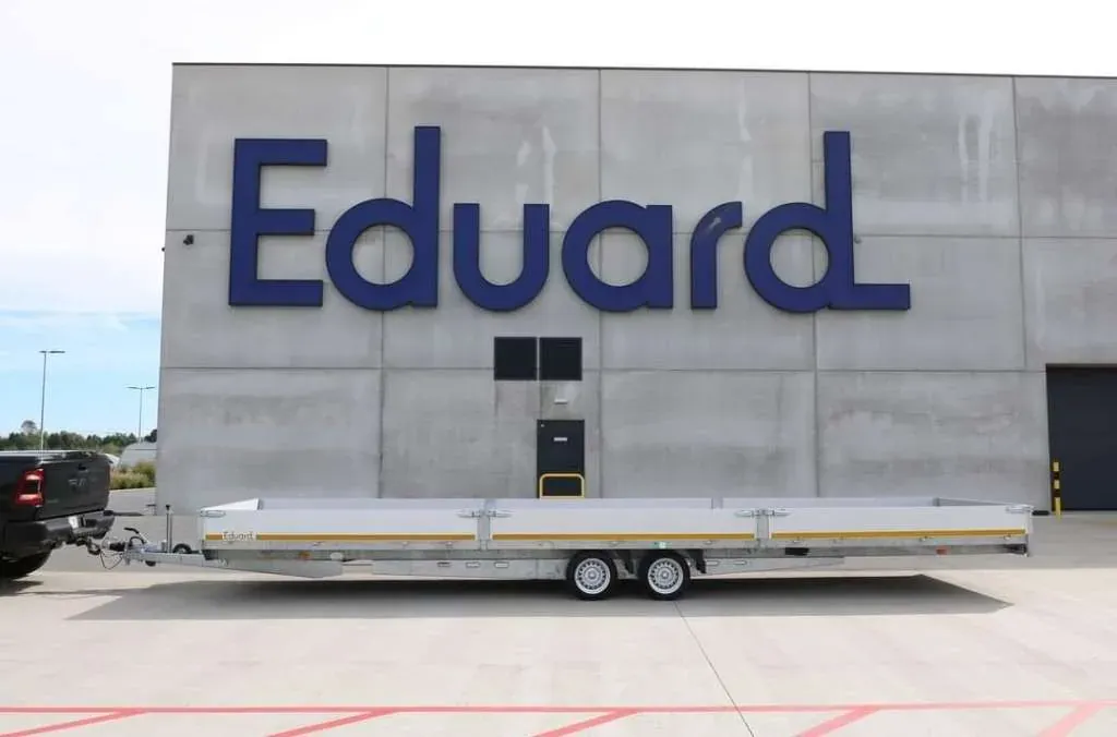Eduard Multitransporter 800 × 220 cm, 3.500 kg, Tandem, Rampen und Winde – Bild 3