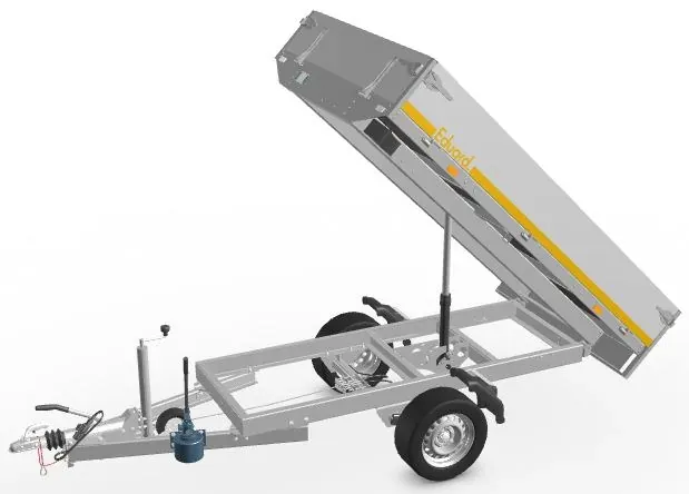 Eduard Rückwärtskipper 251 × 145 cm, 1.500 kg, Einachser – Bild 2