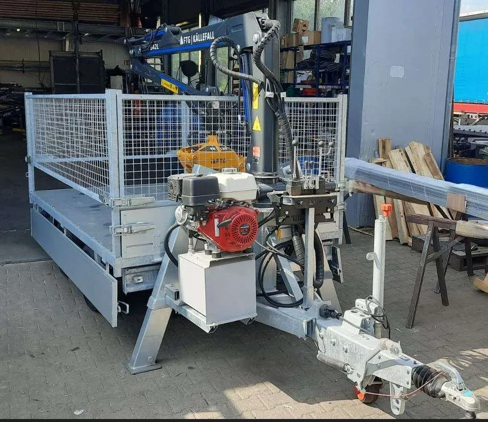 Anssems KSX 3500 Dreiseitenkipper mit Källefall-Kran – Bild 3