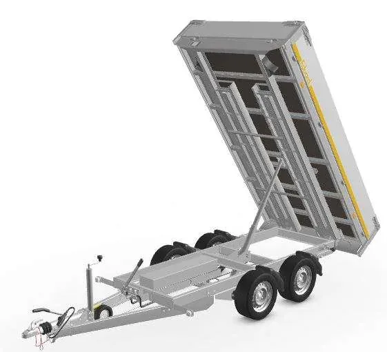 Eduard Rückwärtskipper 311 × 180 cm, 3.000 kg, mit Auffahrschienen