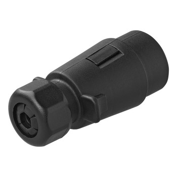 7-polig Anhängerstecker Kunststoff Stecker mit Steckanschluss für Pkw Anhänger – Bild 5