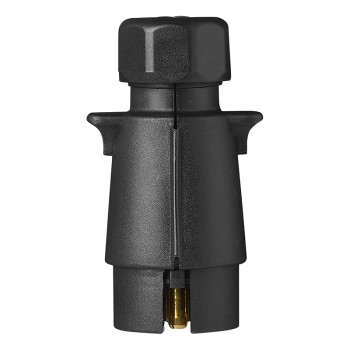 7-polig Anhängerstecker Kunststoff Stecker mit Steckanschluss für Pkw Anhänger – Bild 4