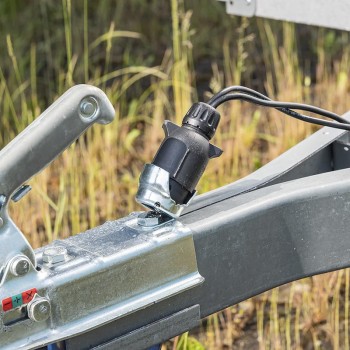 Stecker Halterung Metall für 7 polige PKW Anhänger Stecker – Bild 5