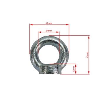 Ringmutter M10 verzinkt – Bild 2