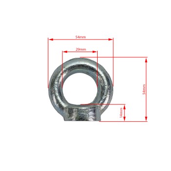 Ringmutter M12 verzinkt – Bild 2