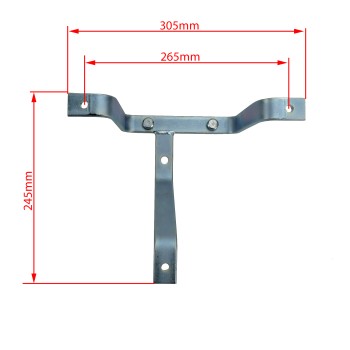Ersatzradhalter, Reserveradhalter für 4 und 5 Loch Felgen – Bild 4
