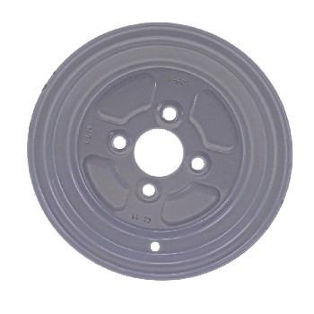 Felge 3.50 x 10 H2 Mittenloch 60mm, Lochkreis 100, 4 Loch, ET 0 für PKW Anhänger – Bild 2