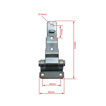 Scharnier / Bordwandscharnier / Türscharnier circa 140mm lang für PKW Anhänger (Artikelnummer 990003410) – Bild 2
