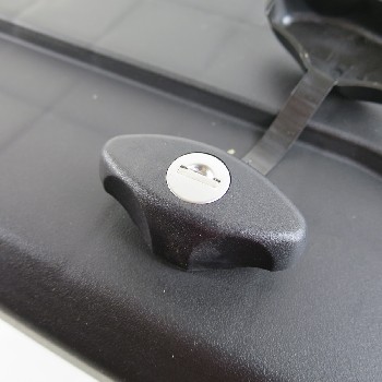 Deichselbox Staubox Staukasten aus Kunststoff 550 x 250 x 295mm für PKW Anhänger – Bild 3