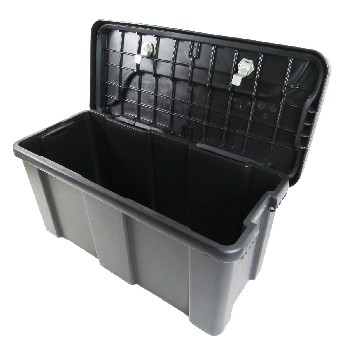 Deichselbox Staubox Staukasten aus Kunststoff 550 x 250 x 295mm für PKW Anhänger – Bild 4