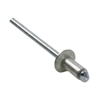 4 x 8mm Blindniet Flachrundkopf Alu/Stahl