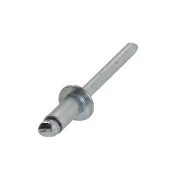 4,0 x 10mm Blindniet Flachrundkopf Stahl/Stahl