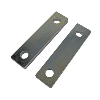 2 Klemmplatten / Gegenplatten für Bügelschrauben LW 63mm