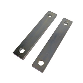 2 Klemmplatten / Gegenplatten für Bügelschrauben LW 103mm