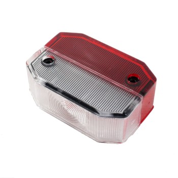 Lichtscheibe Aspöck Flexipoint Umrissleuchte rot/weiß 18-8165-037