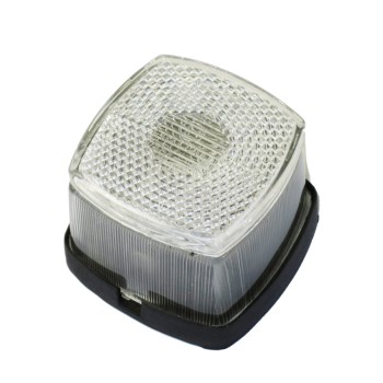 SAW / ASPöCK Positionssleuchte Squarepoint weiß und Rückstrahler 21-5200-017