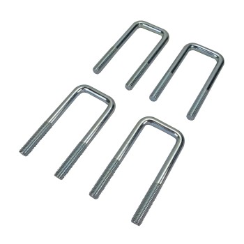 4er Set U Bügelschraube M10 verzinkt LH = 100 mm LW = 43 mm