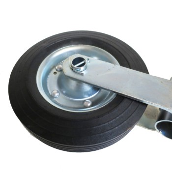 Hochwertiges Pkw Anhänger Trailer Stützrad Bugrad 48mm 150kg mit Drucklager – Bild 2