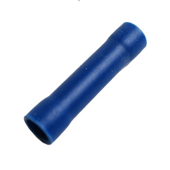 Stoßverbinder blau isoliert