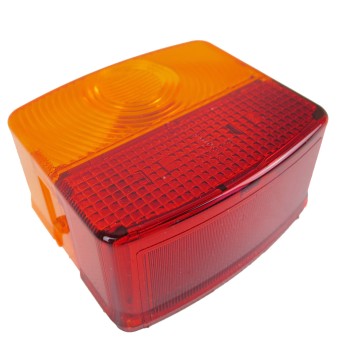 Ersatz Lichtscheibe Hella 2 Kammer Leuchte 3182 ohne Kennzeichenbeleuchtung 9EL118614011
