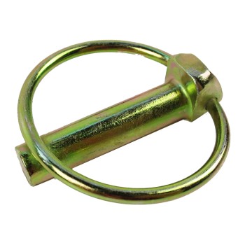 Sicherungsbolzen mit Federring / Klappsplint Bolzendurchmesser 4,5 mm Länge 37 mm