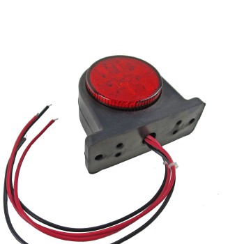 LED Umrissleuchte rot/weiß 68x62mm 8LED – Bild 2