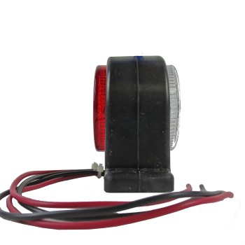 LED Umrissleuchte rot/weiß 68x62mm 8LED – Bild 3