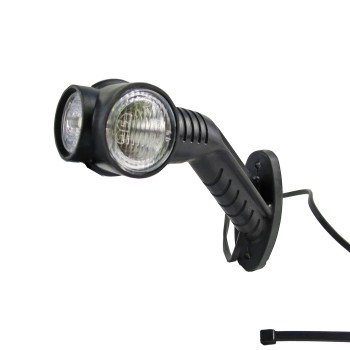 Aspöck Superpoint III LED Umrissleuchte rot/weiß links