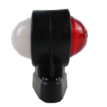 Hella Umrissleuchte rot/weiß mit Gummigehäuse 2XS955031001 – Bild 2