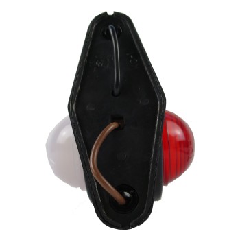 Hella Umrissleuchte rot/weiß mit Gummigehäuse 2XS955031001 – Bild 3