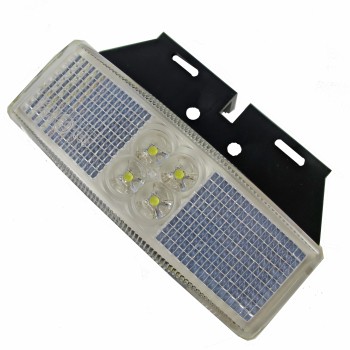 LED Positionsleuchte 12/24V weiß 110x40mm mit Halter – Bild 2