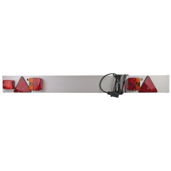 Anhänger Lichtleiste, Lichtbalken, Traverse, Rückleuchten, 120cm breit, 6m Kabel