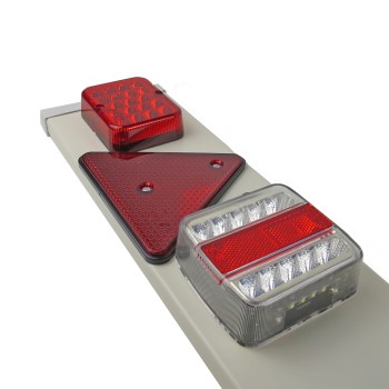 Anhänger LED Lichtleiste, Lichtbalken, Rückleuchten, 120cm breit, 6m Kabel – Bild 2