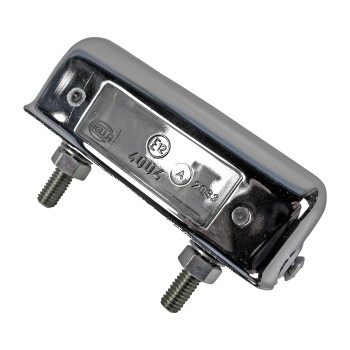 Hella Kennzeichenleuchte mit Metallgehäuse chrom
