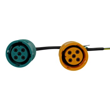 Anschluss-set 5-polig 15cm für Rückleuchten mit Bajonettanschluss – Bild 2
