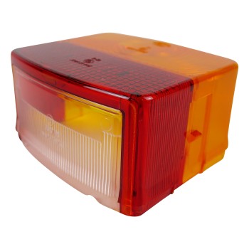 Ersatz Lichtscheibe Hella 2 Kammer Leuchte 3182 mit Kennzeichenbeleuchtung 9EL118613001