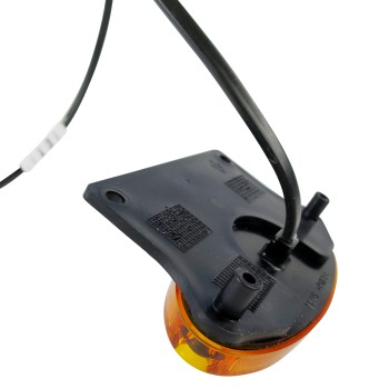 Aspöck LED Flatpoint gelb Seitenmarkierungsleuchte mit Halter gerade und DC Kabel 0,5m 31-2369-017 – Bild 3