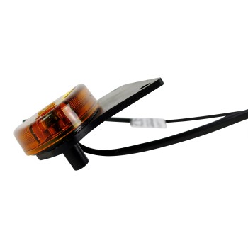 Aspöck LED Flatpoint gelb Seitenmarkierungsleuchte mit Halter gerade und DC Kabel 0,5m 31-2369-017 – Bild 4