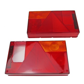 Aspöck Multipoint I Ersatzglas / Rücklichtglas Set rechts und links inklusive RSW