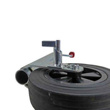 Alko Stützrad Pinstop mit integrierter Feststellbremse und 48mm Rohrdurchmesser – Bild 2