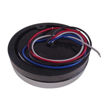 LED Rückleuchte 3 Funktionen 95mm 17LED chrom – Bild 3