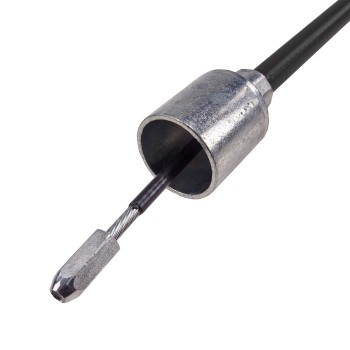 Bowdenzug Bremsseil passend für BPW Glocke 27mm und Gewinde M8 HL=1030 SL=1255mm Longlife – Bild 3