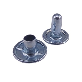 Hohlniet Doppel Calott 12 x 3,5mm Kopf 13mm – Bild 2