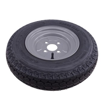 4.50 - 10 Komplettrad Felge 3.50 x 10 LK 4x100 für PKW Anhänger – Bild 4