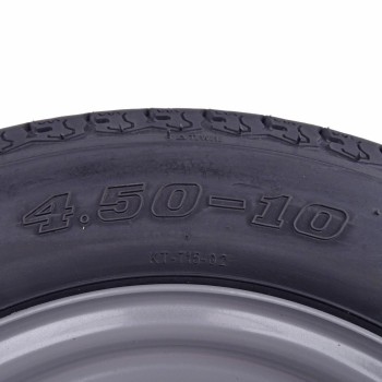4.50 - 10 Komplettrad Felge 3.50 x 10 LK 4x100 für PKW Anhänger – Bild 6