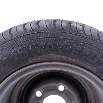 195/50 B10 Komplettrad 18x8.0-10 Felge 6 x 10 LK 5x112 für PKW Anhänger – Bild 3