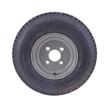 4.00 - 8 6PR Komplettrad Felge 2.50 - 8 LK 4x100 für PKW Anhänger – Bild 2