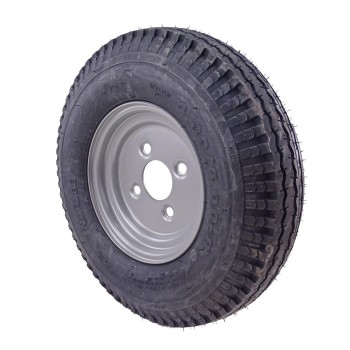 4.00 - 8 6PR Komplettrad Felge 2.50 - 8 LK 4x100 für PKW Anhänger – Bild 4